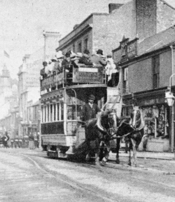 Plymouth Stonehouse and Devonport Tramways horse tram No 6