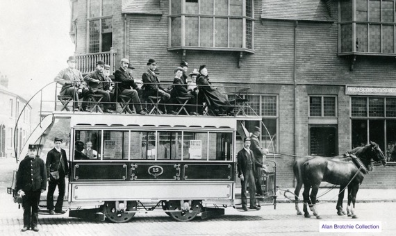 Northampton Street Tramways horse tram No 15 1893