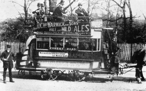 Nottingham and District Tramways horse tram