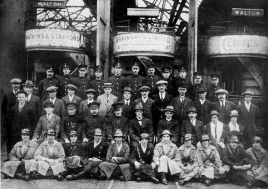Peterborough Electric Tramways staff photo 1923