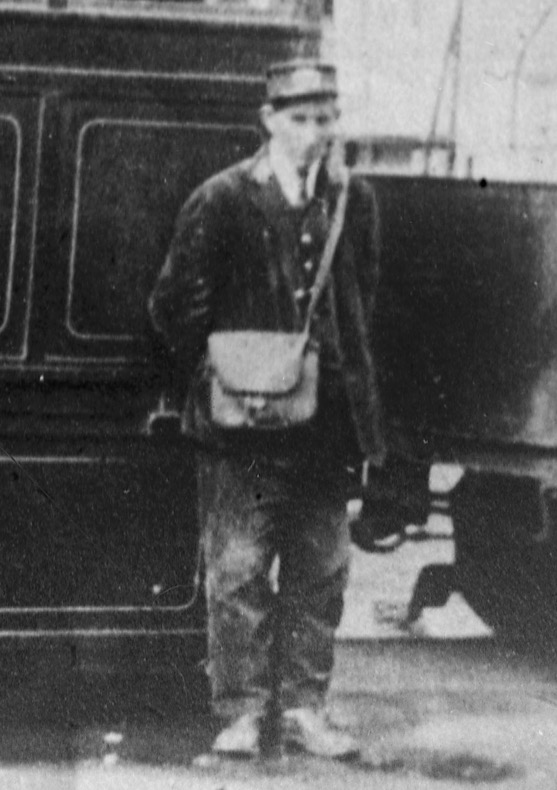 Portstweart Tramway Steam Tram conductor circa 1920