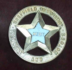 Sheffield Corporation Tramways and Motors merit badge