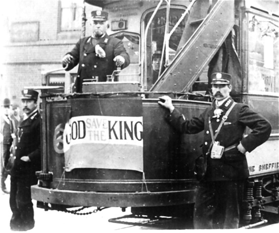Sheffield Corporation Tramways crew