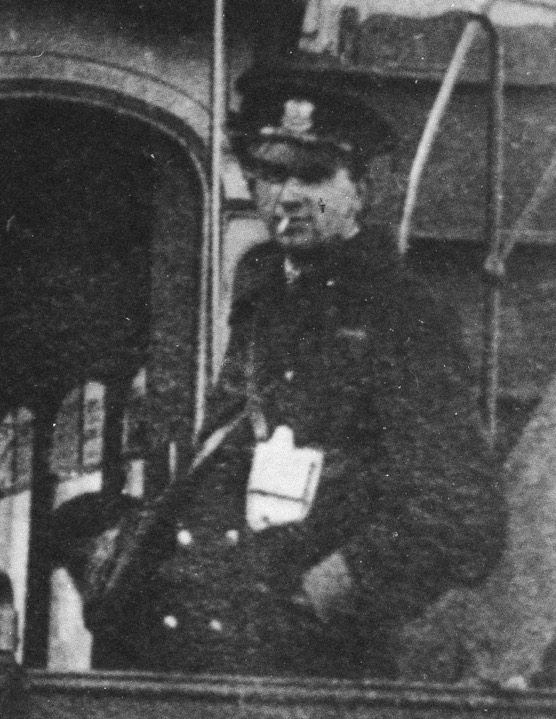 Stockton and Thornaby Corporation Tramways conductor