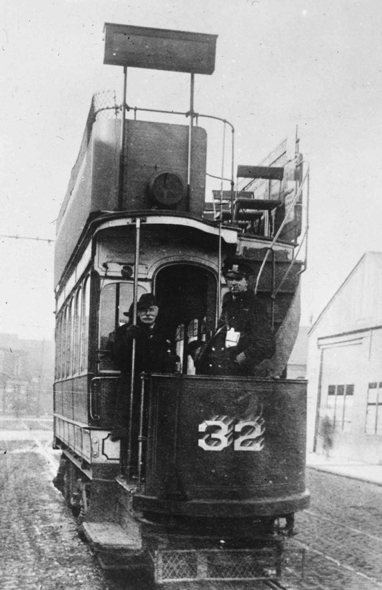 Stockton and Thornaby Corporation Tramways Tram No 32