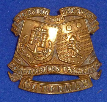 Stockton and Thornaby Tramways Motorman
