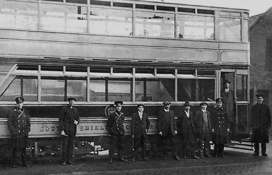 South Shields Corporation Tramways staff photo 
