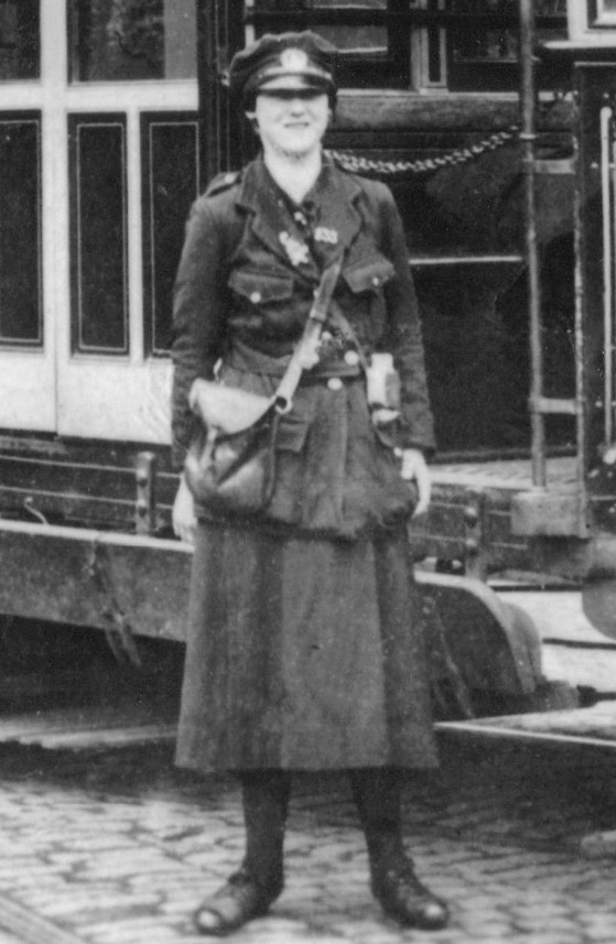 Southport Corporation Tramways Great War conductress