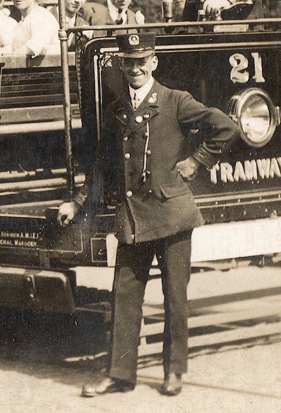 Southport Corporation Tramways conductor