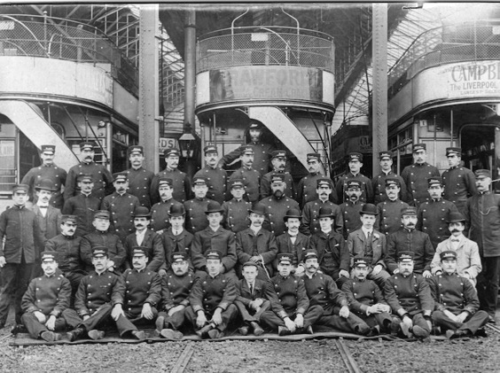 allasey Council Tramways staff photo 1902