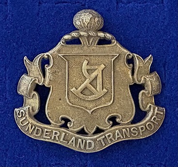 Sunderland Corporation Transport cap badge nickel