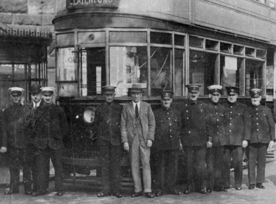Warrington Corporation Tramways staff