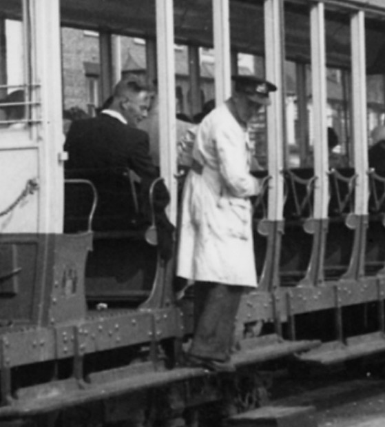 Southend-on-Sea Corporation Tramways conductor