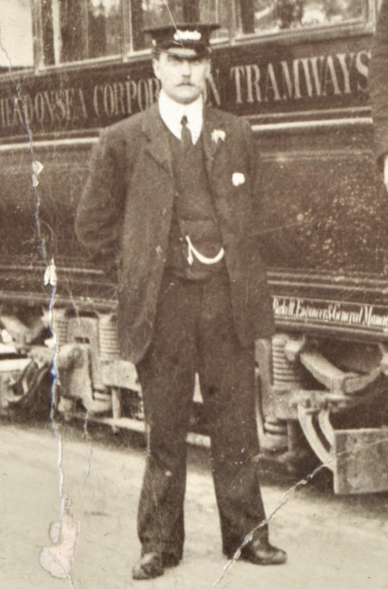 Inspector Tom Mowbury or Mulbery Southend-on-Sea Corporation Tramways
