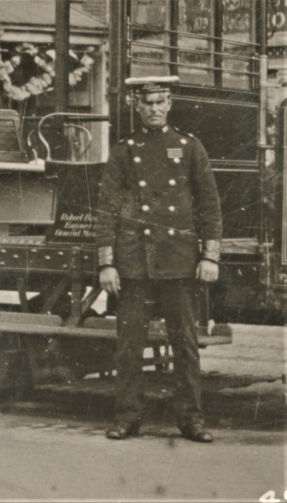 Southend-on-Sea Corporation Tramway motorman c1915