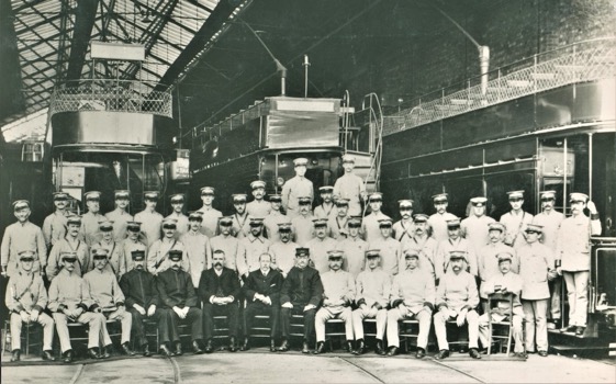 Southend-on-Sea Corporation Tramways staff photo 1908