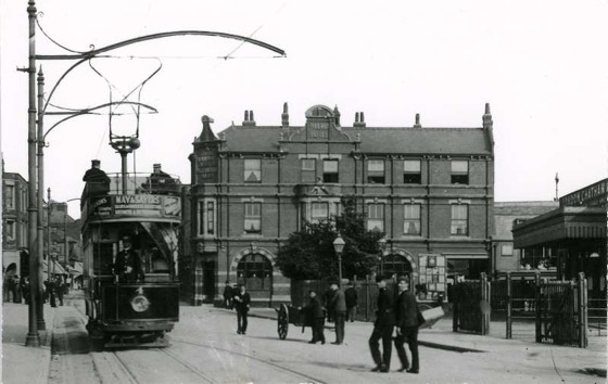 Sheerness Tramways Tram No 4 in Sheerness Town Station loop