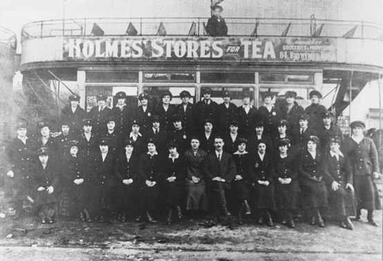 Swansea Tramways Great War conductresses