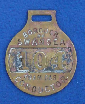 Swansea Tramways conductor licence
