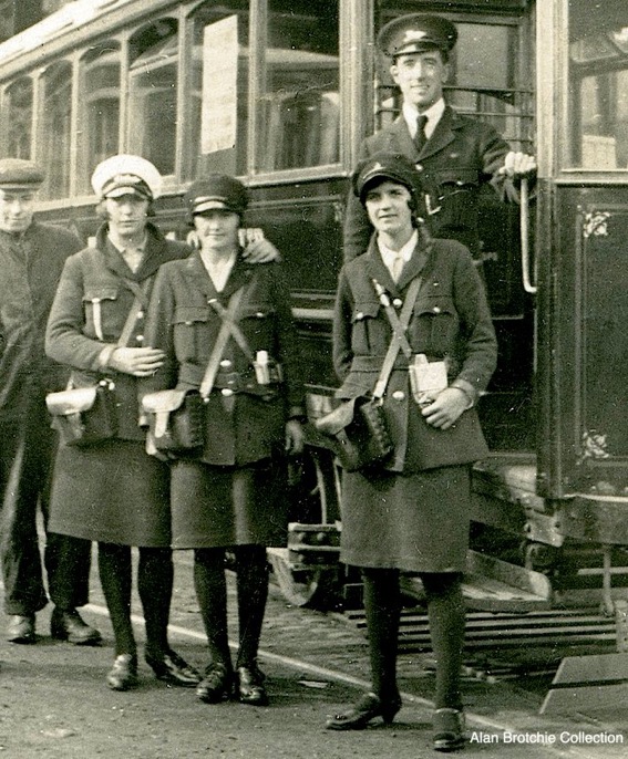 Wemyss and District Tramways Tram No 21 and conductresses