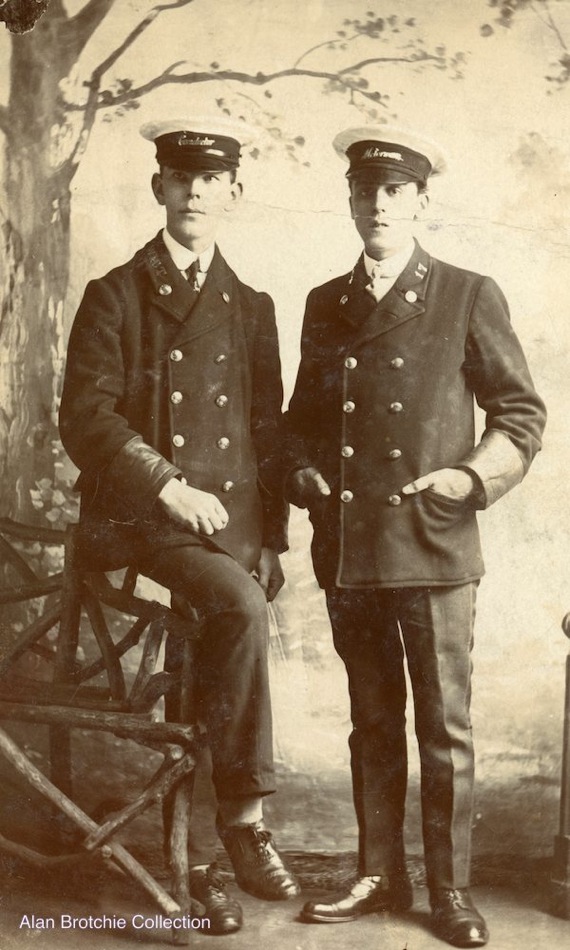 Wemyss and District Tramways conductor and motorman circa 1914