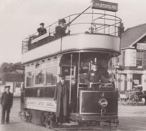 Walthamstow Council Tramways Tram No 4 at Chingford Mount in 1905