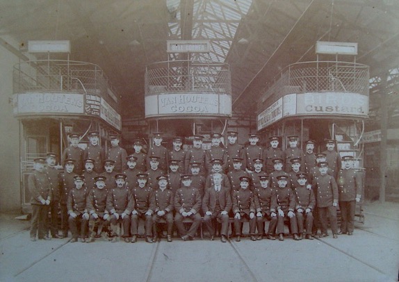 Walthamstow Tram Depot circa 1906