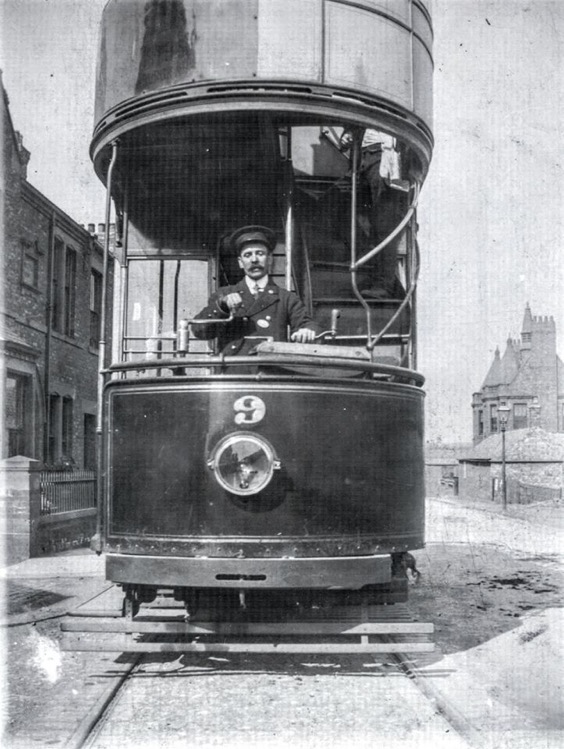 Sunderland District Electric Tramways Tram 9 in Hetton-le-Hole