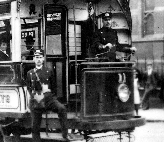 Walsall Corporation Tramways Car No 11 and crew