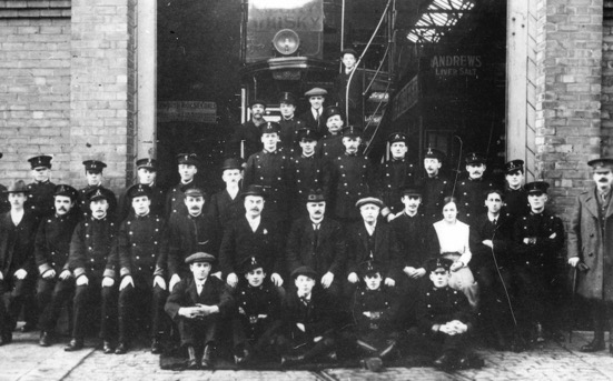 Tynemouth and District Tramways staff photo