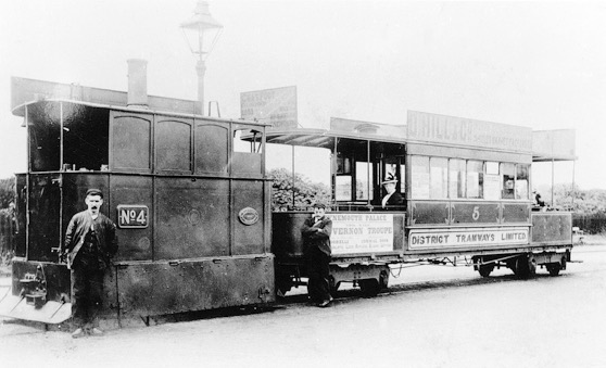 North Shields and Tynemouth District Tramways Steam Tram No 4 1900