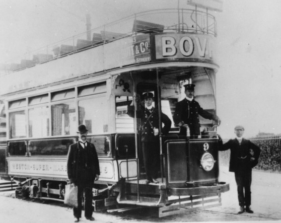 Weston-super-Mare and District Tramways Tram No 9 1902