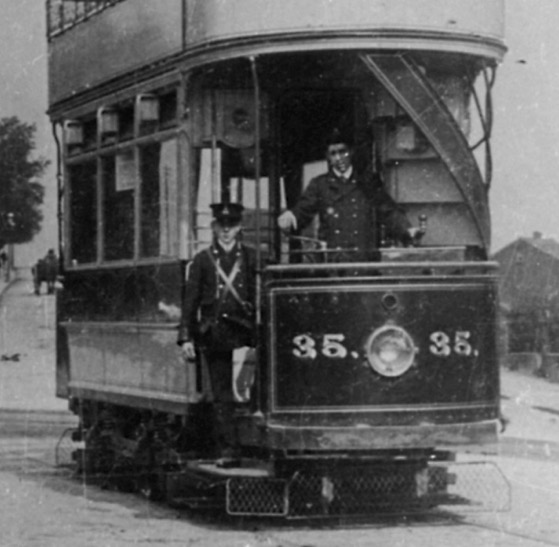 Yorkshire (Woollen District) Electric Tramways tram No 35