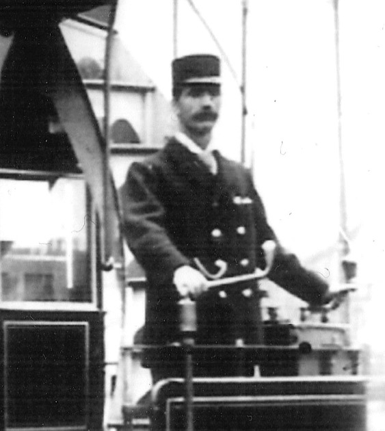New St Helens and District Tramways Company tram driver