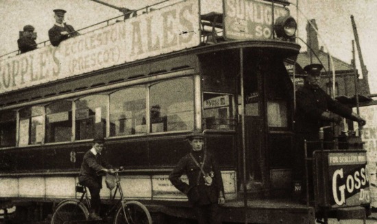 New St Helens and District Tramways Company Tram No 8