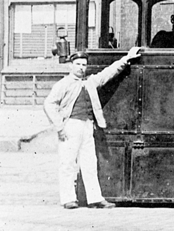 Wigan and District Tramways Steam Tram driver 1893