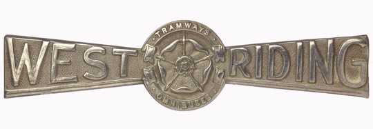 Yorkshire West Riding Electric Tramways cap badge