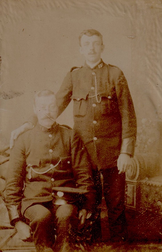 Yorkshire (West Riding) Electric Tramways Tram crew, employees No 71 and 151