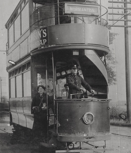 Yorkshire West Riding Electric Tramways Great War tram conductress