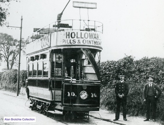 Wrexham District Tramways Tram No 10 1903