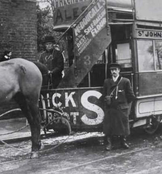 Crew of Worcester Horse Tram