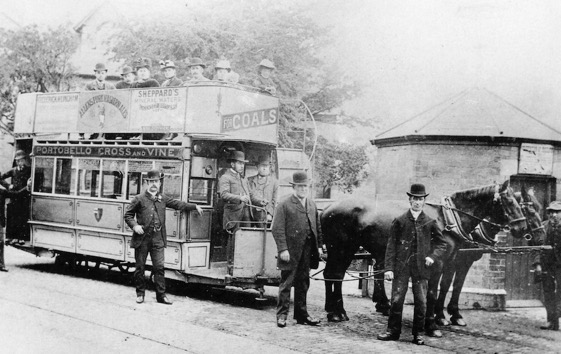 Worcester Tramways horse tram 1884