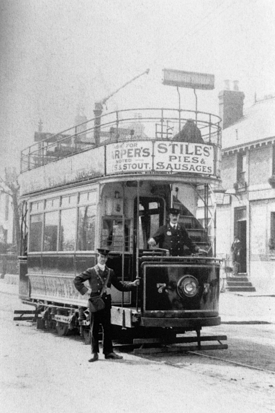 Worcester Electric Tramways Tram No 7 and crew