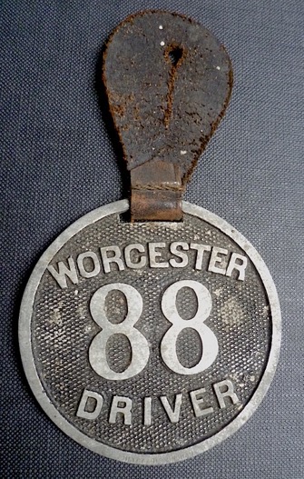 Worcester driver's licence No 88