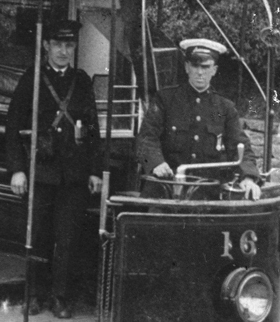 Scarborough Tramways Company tram conductor and motorman driver