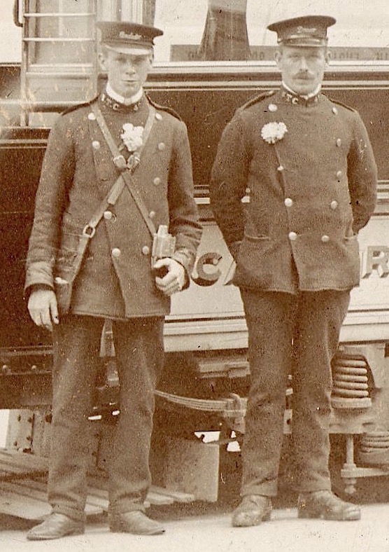 Scarborough Tramways Company conductor and tram driver