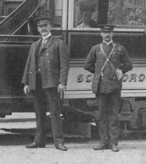 Scarborough Tramyways Company tram inspector