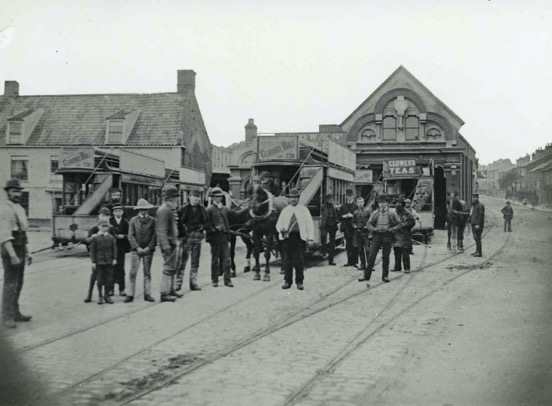Yarmouth and Gorleston horse tram circa 1880