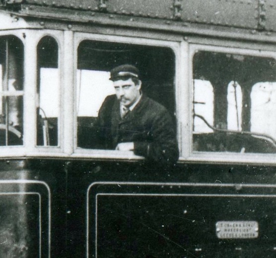 Wolverton and Stony Stratford steam tram driver 1880s