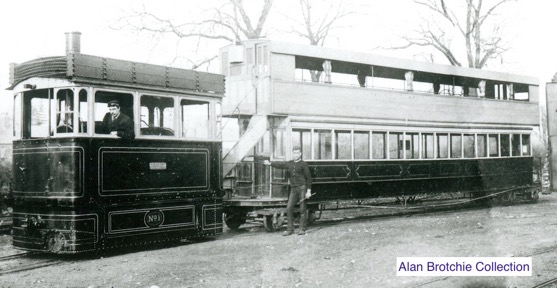 Wolverton and Stony Stratford Steam Tram No 1 1880s